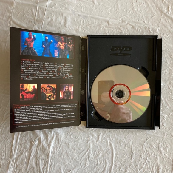 1995 Mortal Kombat DVD & Mortal Kombat Double Feature DVD - Picture 3 of 6